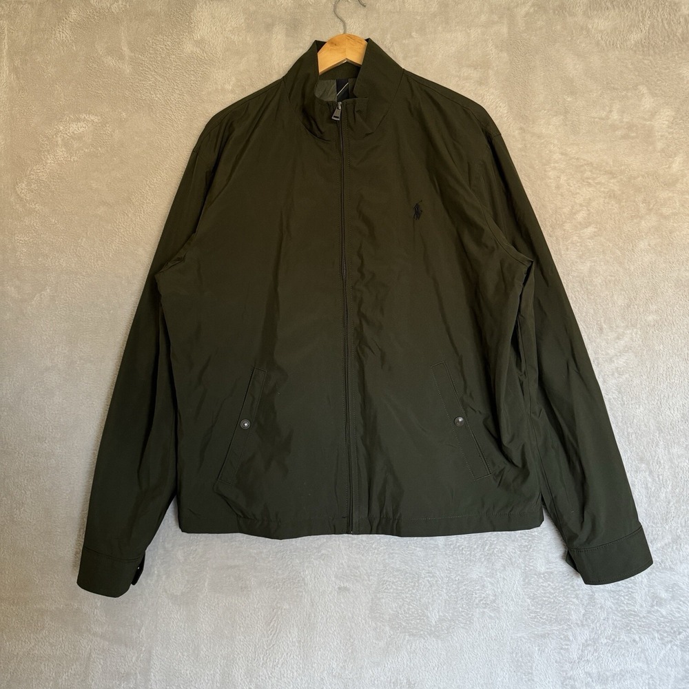 Polo Ralph Lauren‎ Men's Military Style Jacket Size Large Preowned Green